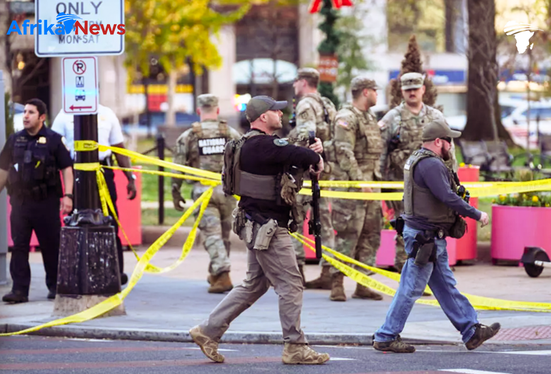 ALERTE INFO : Deux militaires de la Garde nationale tués par balles près de la Maison Blanche.